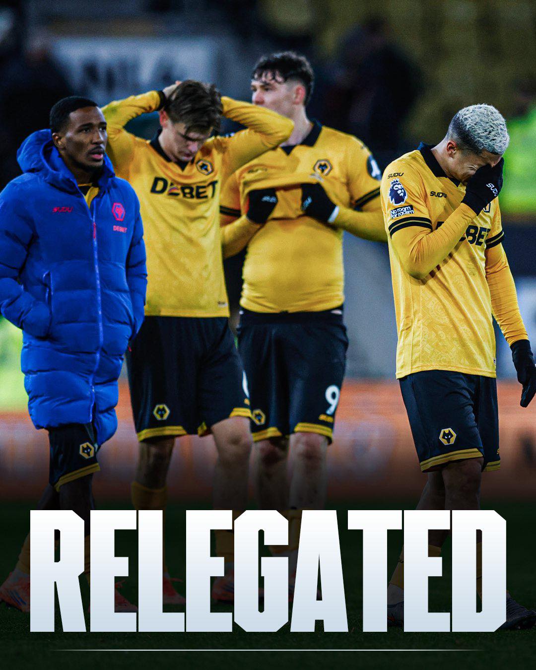 BREAKING: Wolves Relegated From The Premier League In Shock Season